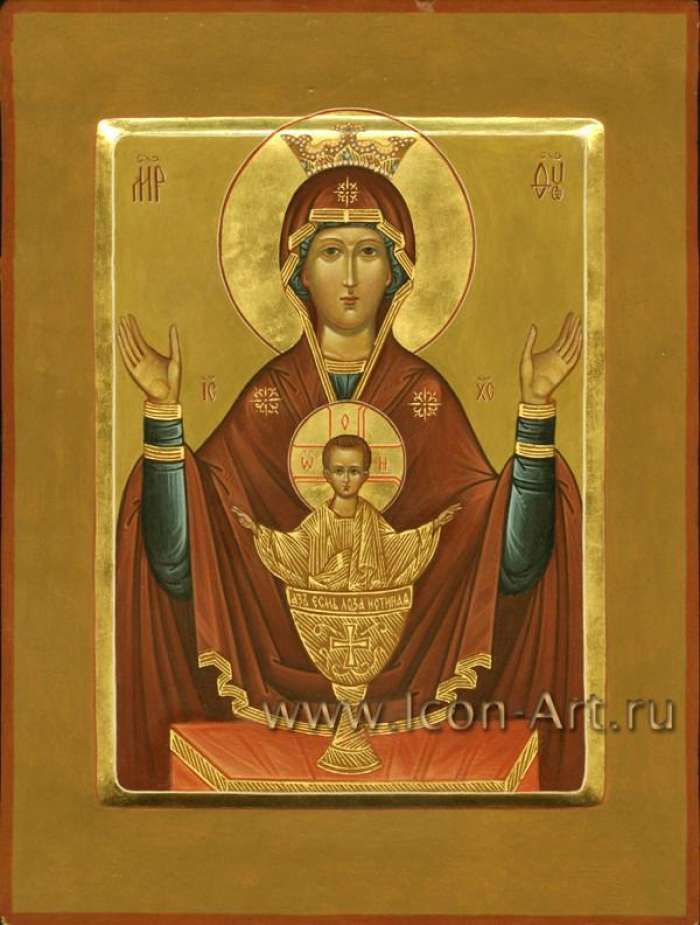 Фото: Образ Пресвятой Богородицы «Неупиваемая Чаша»