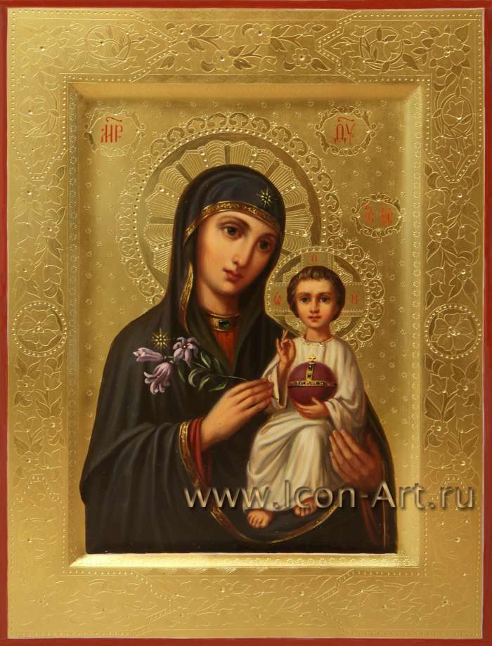 Фото: Икона Пресвятой Богородицы «Неувядаемый Цвет»
