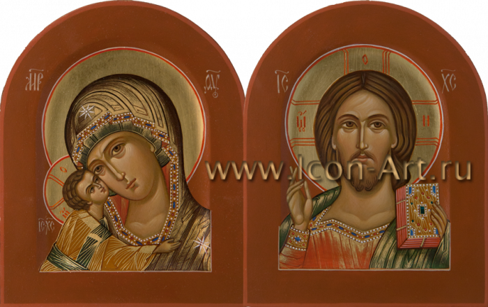 Фото: Иисус Христос Господь Вседержитель и Пресвятая Богородица «Игоревская»
