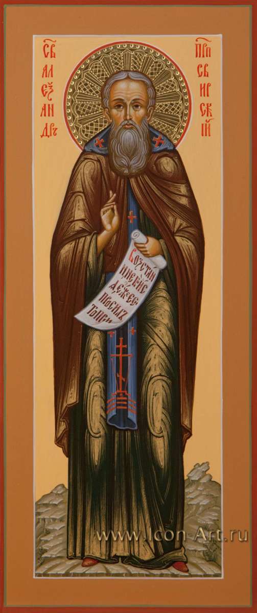 Фото: Святой преподобный Александр Свирский