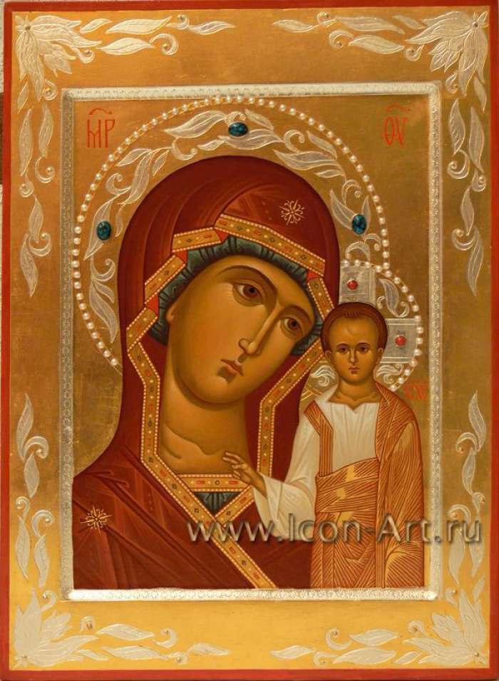 Фото: Венчальная икона. Казанская икона Пресвятой Богородицы