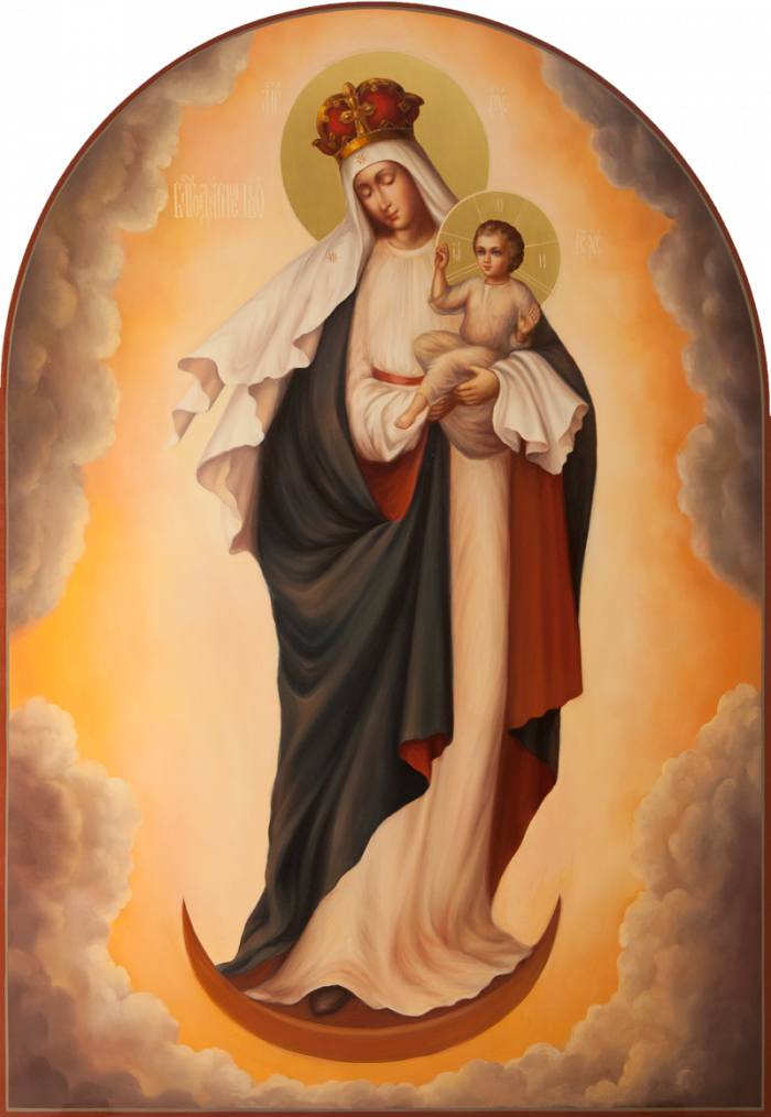 Фото: Икона Пресвятой Богородицы "Благодатное Небо"