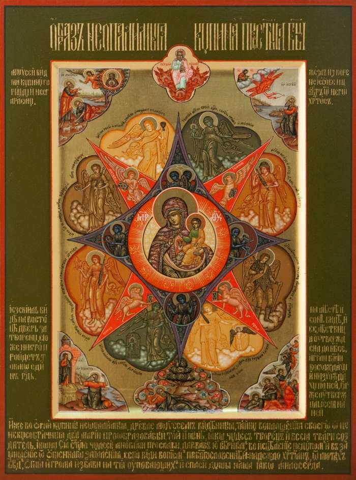 Фото: Пресвятая Богородица «Неопалимая Купина»