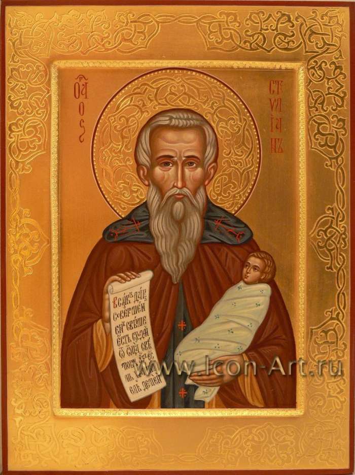 Фото: Святой прп. Стилиан Пафлогонянин