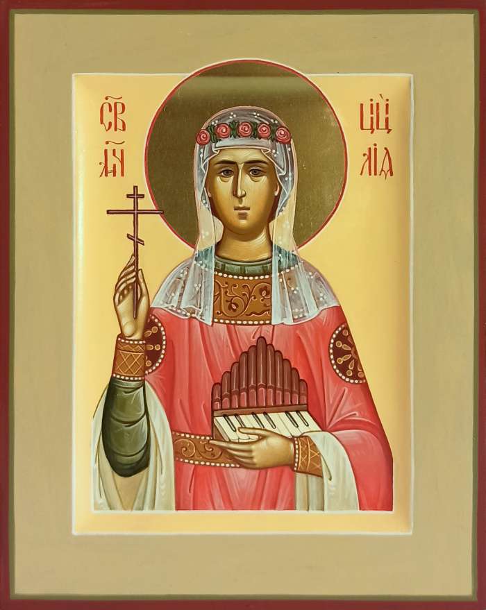 Фото: Святая мученица Цицилия