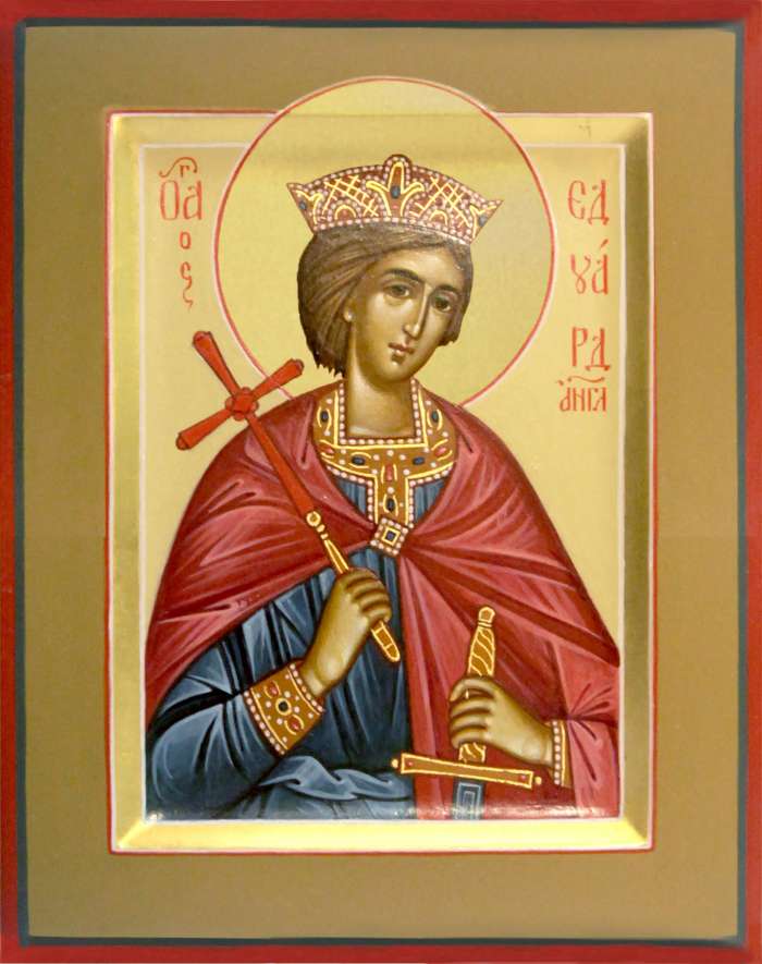 Фото: Святой страстотерпец Эдуард Английский