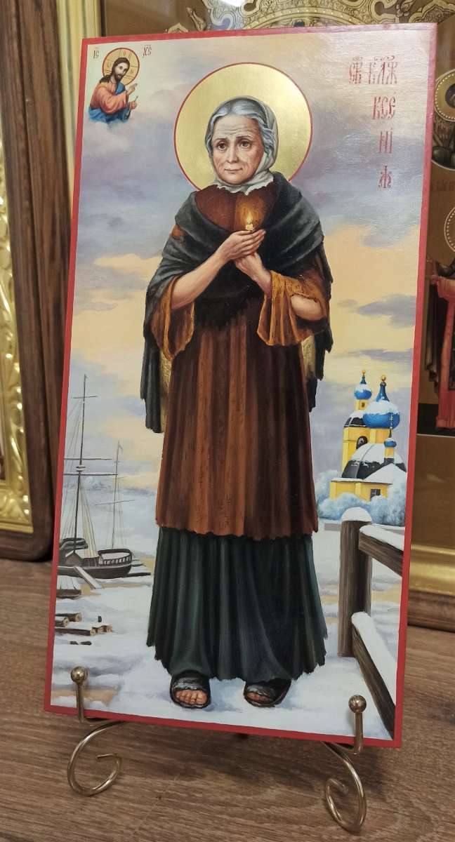 Фото: Икона святой блаженной Ксении Петербуржской