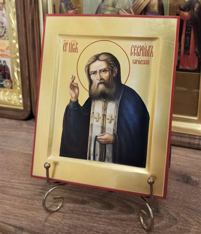 Фото: Икона святого Серафима Саровского