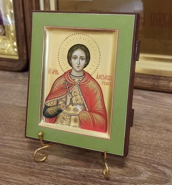 Фото: Икона святого Александра Римлянина