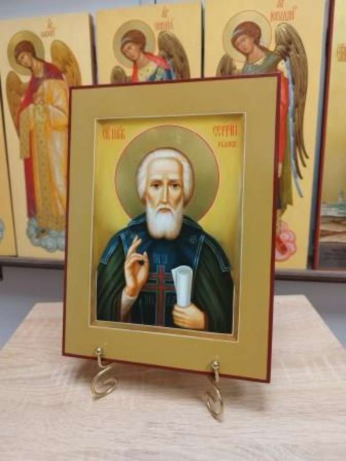 Фото: Икона преподобного Сергия Радонежского
