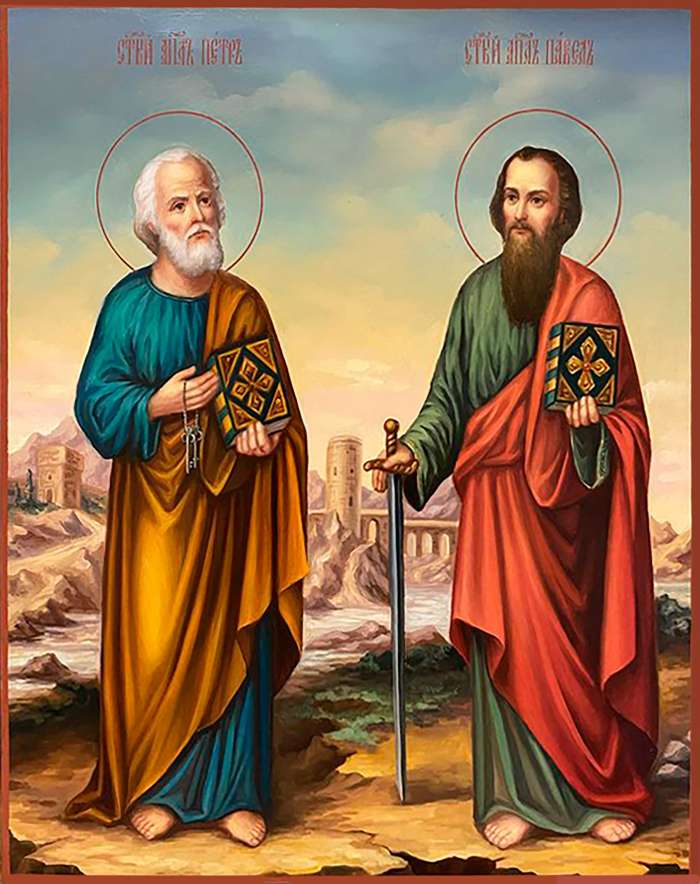 Фото: Святые первоверховные апостолы Петри Павел
