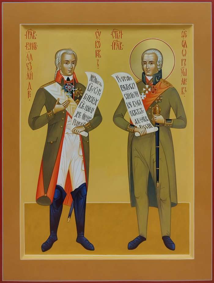 Фото: Святые воины: Александр Суворов и Феодор Ушаков