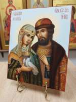 Икона святых благоверных князей Петра и Февронии Муромских