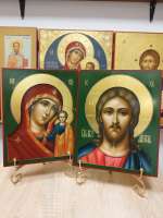 Венчальные иконы Пресвятая Богородица Казанская и Спаситель
