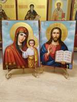 Венчальные иконы Пресвятая Богородица Казанская и Спаситель