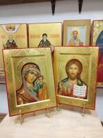 Венчальные иконы Пресвятая Богородица Казанская и Спаситель