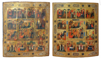 Воскресение Христовов с двунадесятыми праздниками