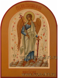 Рукописная Икона святого Ангела Хранителя 21*28см