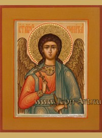 Рукописная Икона святого Ангела Хранителя 10,5*13см