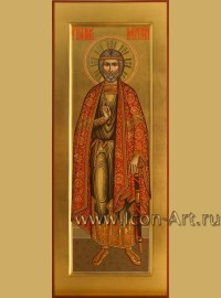Рукописная мерная икона святого князя Владислава Сербского