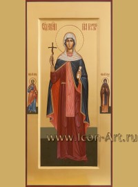 Рукописная мерная икона святой равноапостольной Нины Грузинской