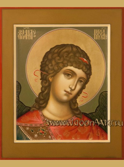Рукописная Икона святого Архангела Михаила 17*21см