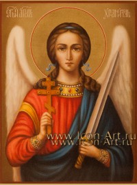Рукописная Икона святого Ангела Хранителя 15*20