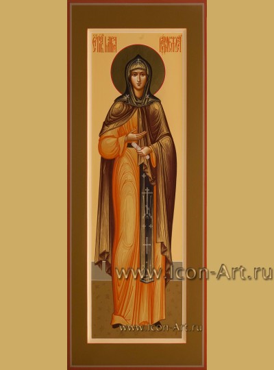 Рукописная мерная Икона святой Марии Радонежской