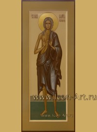 Рукописная мерная Икона святой Марии Египетской