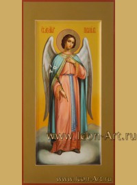 Рукописная Икона святого Архангела Гавриила 17*33см