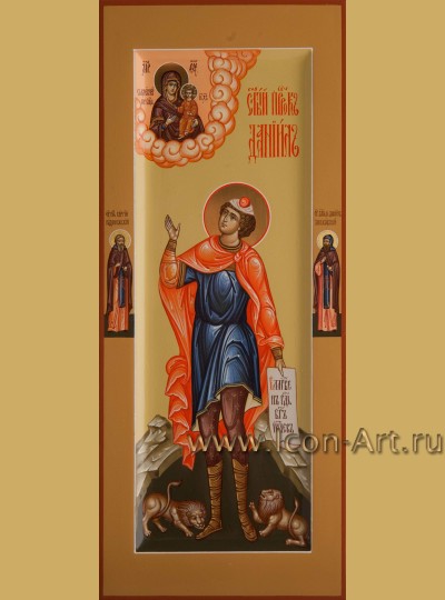 Рукописная мерная икона святого Пророка Даниила
