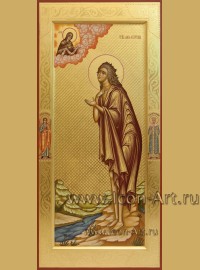 Рукописная мерная икона святой Марии Египетской